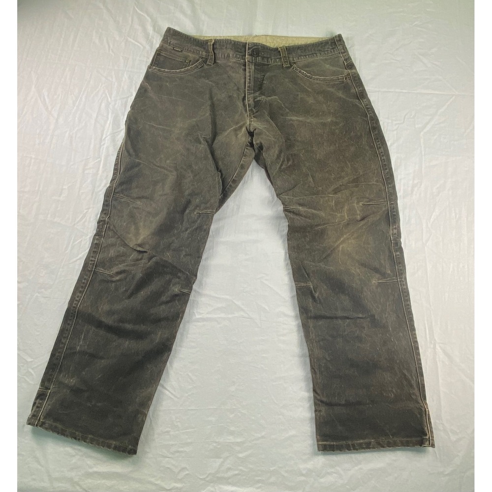 Kuhl Rydr Mens 36x30 Vintage Patina Dye Euro Twill Articulated Hiking Pants